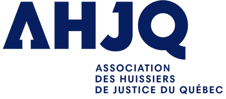 Association des huissiers justice du Québec Logo
